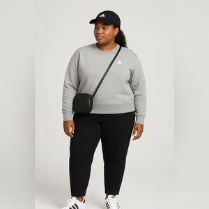 Adidas • NWT Gray Crewneck Sweatshirt 1X PTP 27” 2X PTP 30” 3X PTP 32”